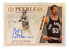 Artis Gilmore 2019-20 National Treasures Peerless Signatures Bronze /25 Spurs