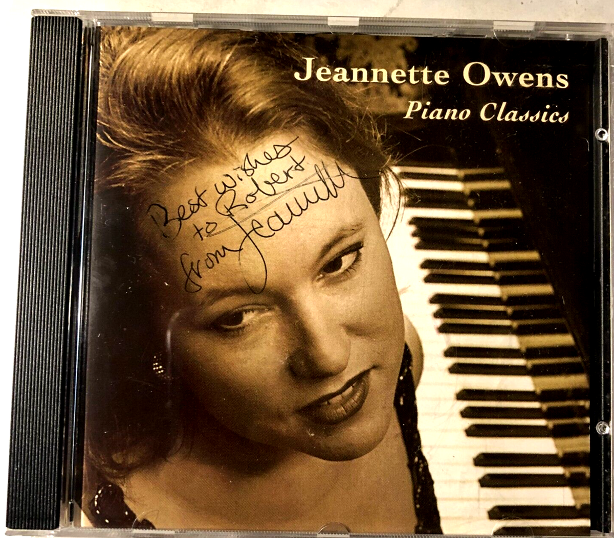 Jeannette Owens Piano Classics Cd Signed Autographed Liszt Chopin