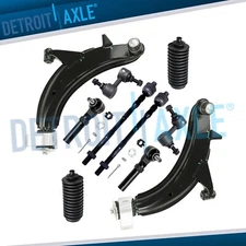 Front Lower Control Arms Sway Bars Tie Rods Boots for 2003-2005 Subaru Forester