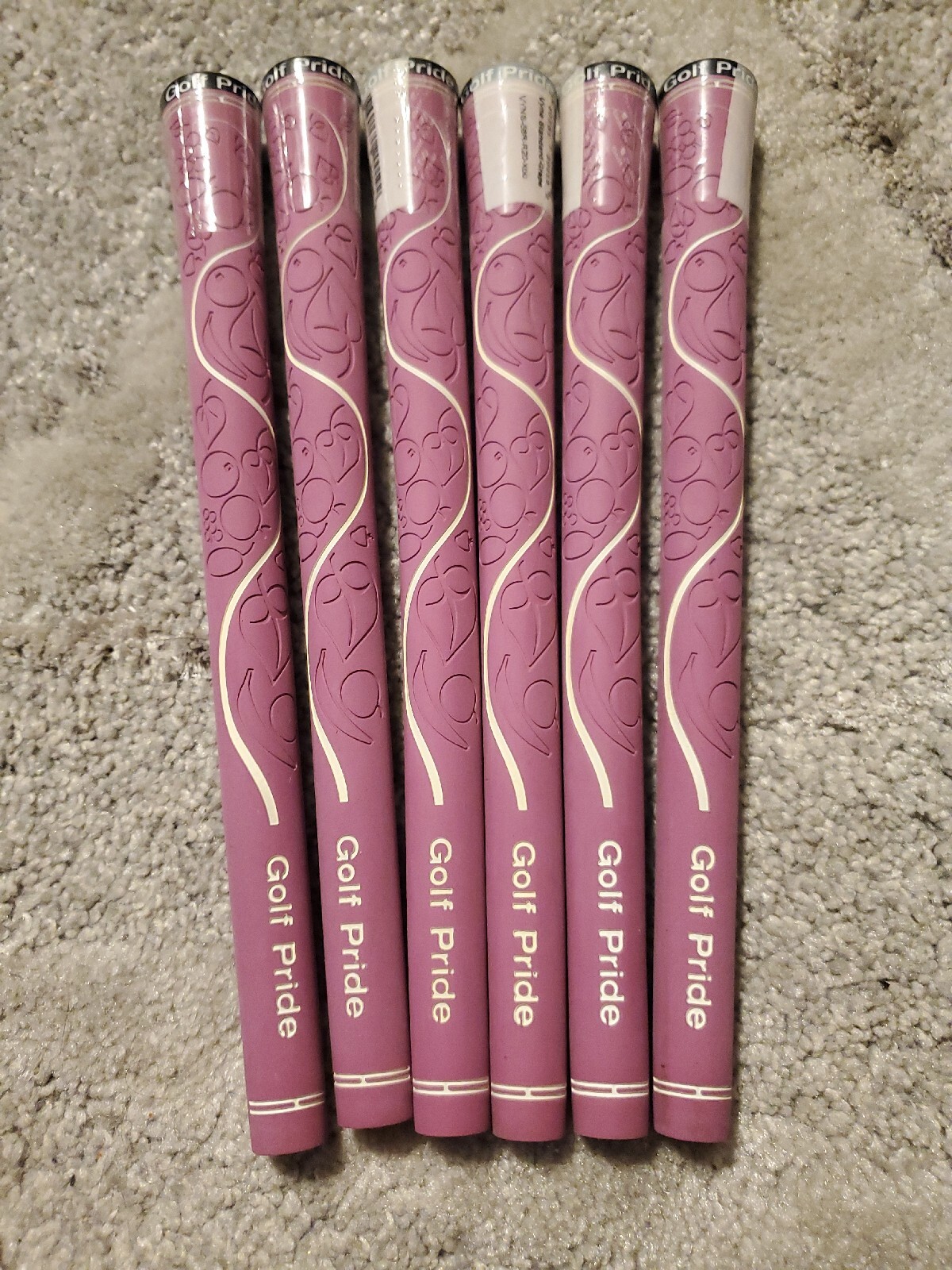 New Golf Vyne Standard Grape Set of 6 Golf Pride Grips Purple eBay
