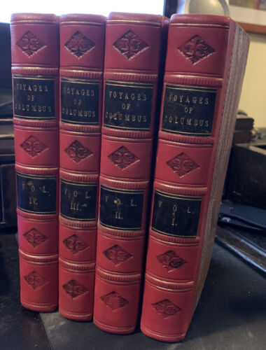 A History of the Life and Voyages of Christopher Columbus By W. Irving 1828 NICE - 第 1/12 張圖片