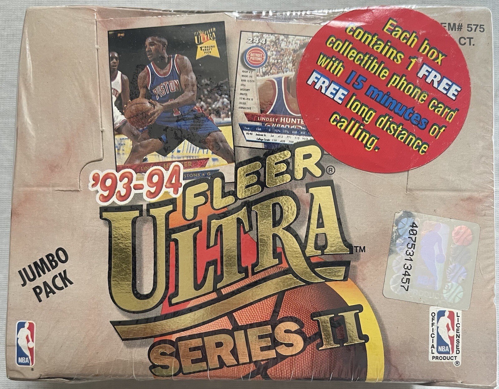 199394 FLEER ULTRA NBA Basketball Cards Series 2 Jumbo Pack Factory
