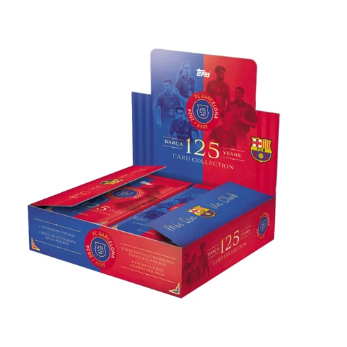 2024-25 Topps Barcelona 125th Anniversary Soccer Star Card Factory Sealed NEW