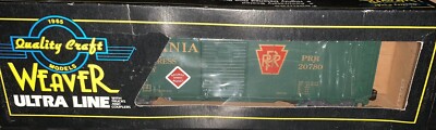 WEAVER 3-RAIL PENNSYLVANIA REA 40  STEEL BOXCAR! O SCALE RAILWAY EXPRESS AGENCY