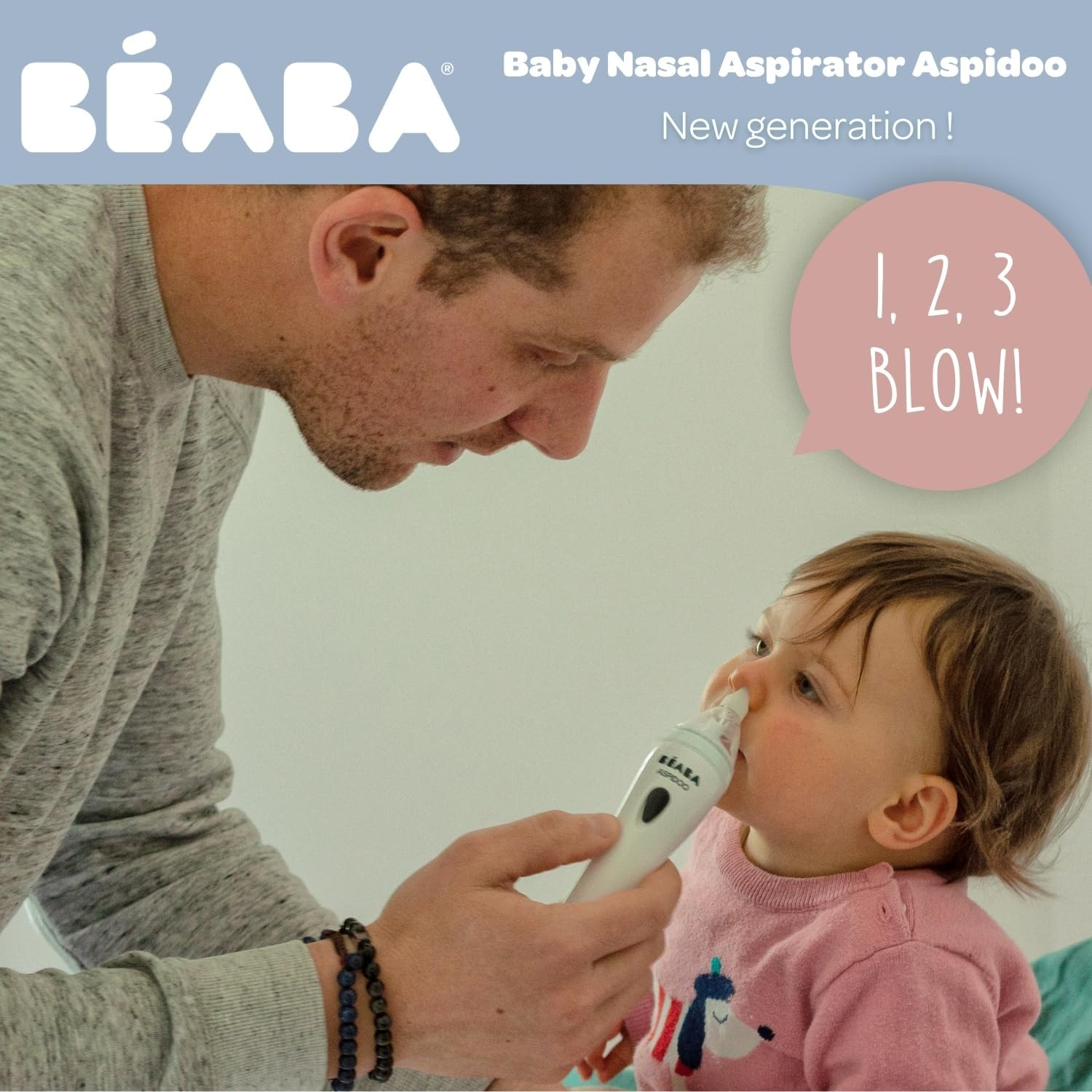 Béaba Tomydoo Baby Nasal Aspirator Electric Baby Nose Cleaner