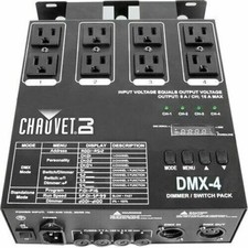 Chauvet DMX-4 DJ LED Lighting - Black