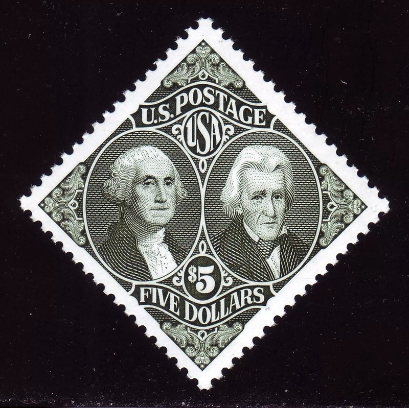 $5 Washington & Jackson #2592