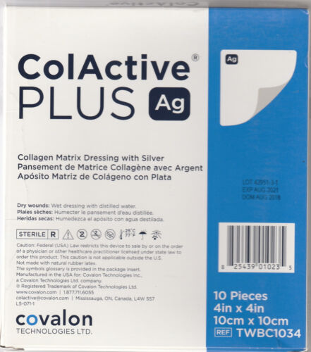 ColActive Plus Dressing 4" x 4" Box of 10