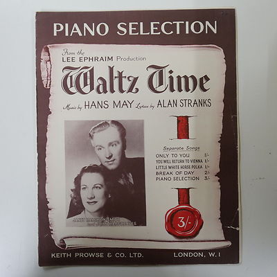 piano selection WALTZ TIME hans may