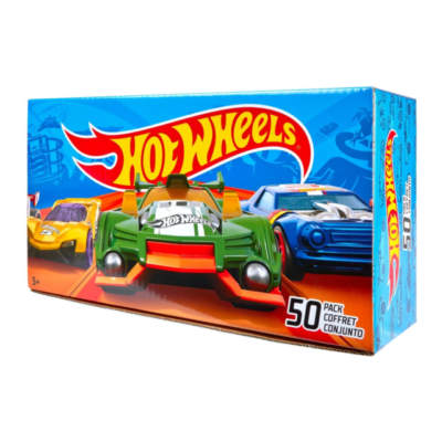 Hot Wheels 50 Car Pack Toys For Boys 3 4 5 6 7 Kids Adults