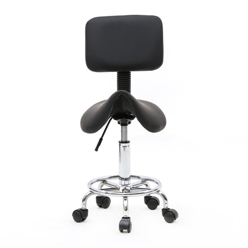 Nuovo Sgabello Sella Ergonomico Regolabile Sedia Bar Sedile con Schienale per Casa Ufficio - Foto 4 di 11