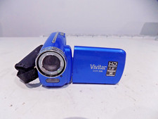 Vivitar DVR508 HD Camcorder Blue UNTESTED Sold as SPARES/PARTS