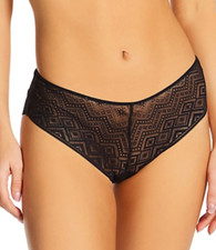 DKNY Pure Lace Hipster Panty DK8593 Size L Black