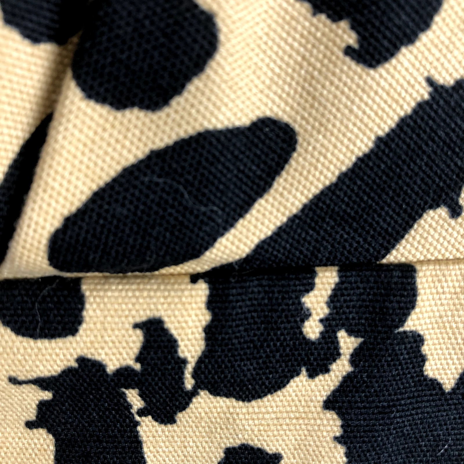 Abito Michael Kors donna 10 nero marrone stampa animalier plissettato aderente e svasato scollo a V