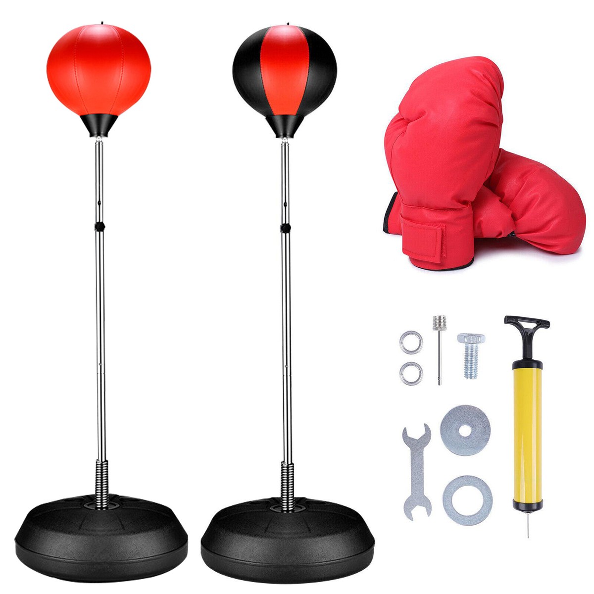 48 Reflex Bag with Stand Adjustable Freestanding Boxing Punching