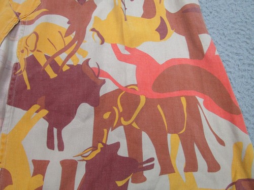 Da-Nang Skirt Womens S Yellow Brown Orange Safari Animal Print Cargo Ladies 30 - Picture 3 of 12