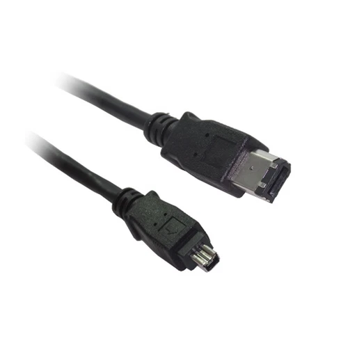 1M 6 Pin to 4 Pin Firewire IEEE1394 iLink DV Camera Cable Lead One Metre Short 