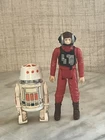 New Listing1984 Vintage Star Wars B-wing Pilot Action Figure & 1977 R5-D4 figure