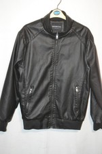 SHUNTAI mens black pvc jacket UK Size L
