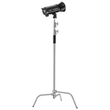 10.83ft/330cm Stainless Steel C Stand - Professional Photo Video Equipment