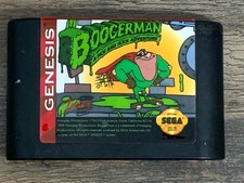 Boogerman - A Pick and Flick Adventure -Sega Genesis- Cartridge Only, Tested