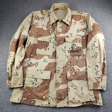 VTG 90s Military Combat Coat Desert Camo Size Medium Long