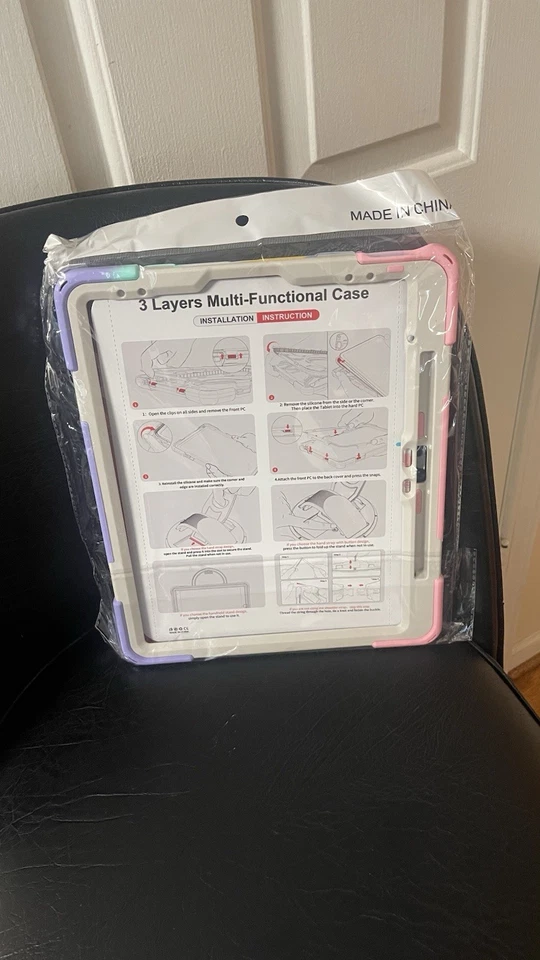 For iPad Air 4th Gen Pro 11" 12.9" 2025 Kids Shockproof Rugged Stand Case Cover - Image 4 of 4