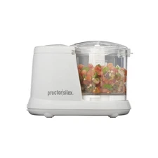 Proctor Silex 1.5 Cup Mini Food Processor Chopper Durable Electric White
