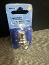 Plumb Pak PP800-6 Faucet Aerator Adapter, 55/64 x 15/16-27 in, Threaded, Chrome