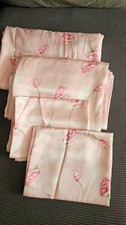 Set of 4: King size Satin Bed Sheet, Fitted Sheet, Pillow cases:
