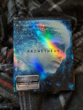 Prometheus Blu-ray/DVD 2012 Ridley Scott Alien Sci-fi Holo Slipcover free ship