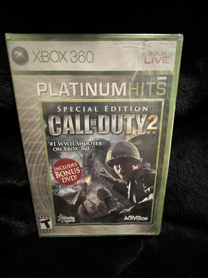 NEW - Call of Duty 2 - Special Edition Platinum Hits Microsoft Xbox 360 Sealed