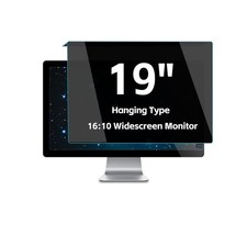 Acrylic Monitor Privacy Screen, 19" Widescreen, Anti-Glare Blue Light Filter