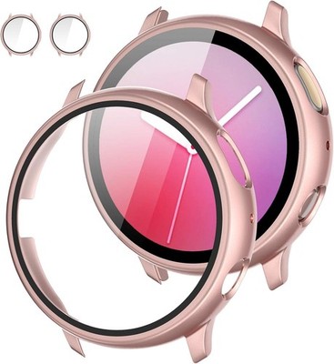 Samsung Galaxy Watch Active 2 40mm Bumper Cover - 2 Pack Screen Protector Case