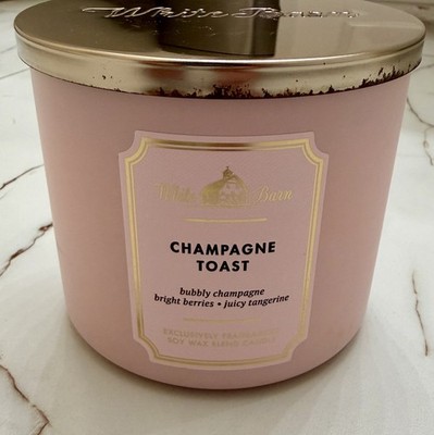 Bath & Body Works - Champagne Toast - 3 Wick Candle - New 