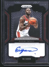 Eugene Omoruyi 2024-25 Panini Prizm Auto Penmanship Washington Wizards