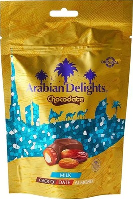 Arabian Delights Milk Chocodate with Almond 90 gm FREE SHIPPING WORLD WIDE