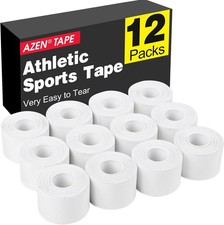 AZEN 12 Pack Athletic Sports Tape,  Medical Trainers  First B-12p