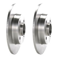 2 Bremsscheiben Ø 249 Mm Voll Bosch Iam-Expertise Passend FüR U.A. Peugeot 308
