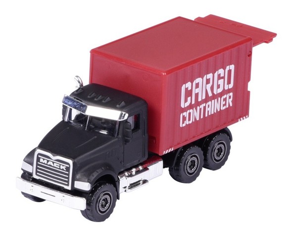 Majorette City Cars Mack Granite Truck 1:87 Die Cast Metal Model New-image