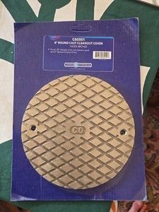 Jones Stephens C60501 6-1/8 NB HD SCORIATED CO CVR - Nickel Bronze