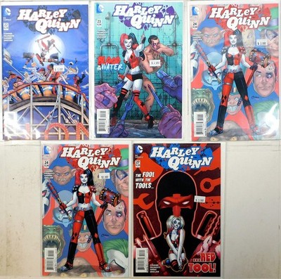 Harley Quinn Lot of 5 #22, 23, 24 x2, 27 (2016) DC Comics 1st Print Comic Books