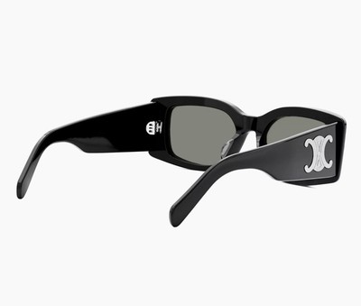 Celine CL40282U 01A Triomphe Women Sunglasses Black Silver