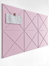 6 Pack Decorative Felt Wall Tiles 11.8 x 11.8 inch Photos & Pin Display Sakura