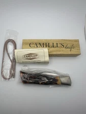 Camillus Vintage Model #8 Sword Brand Folding Blade Pocket/Hunting Knife NOS Box