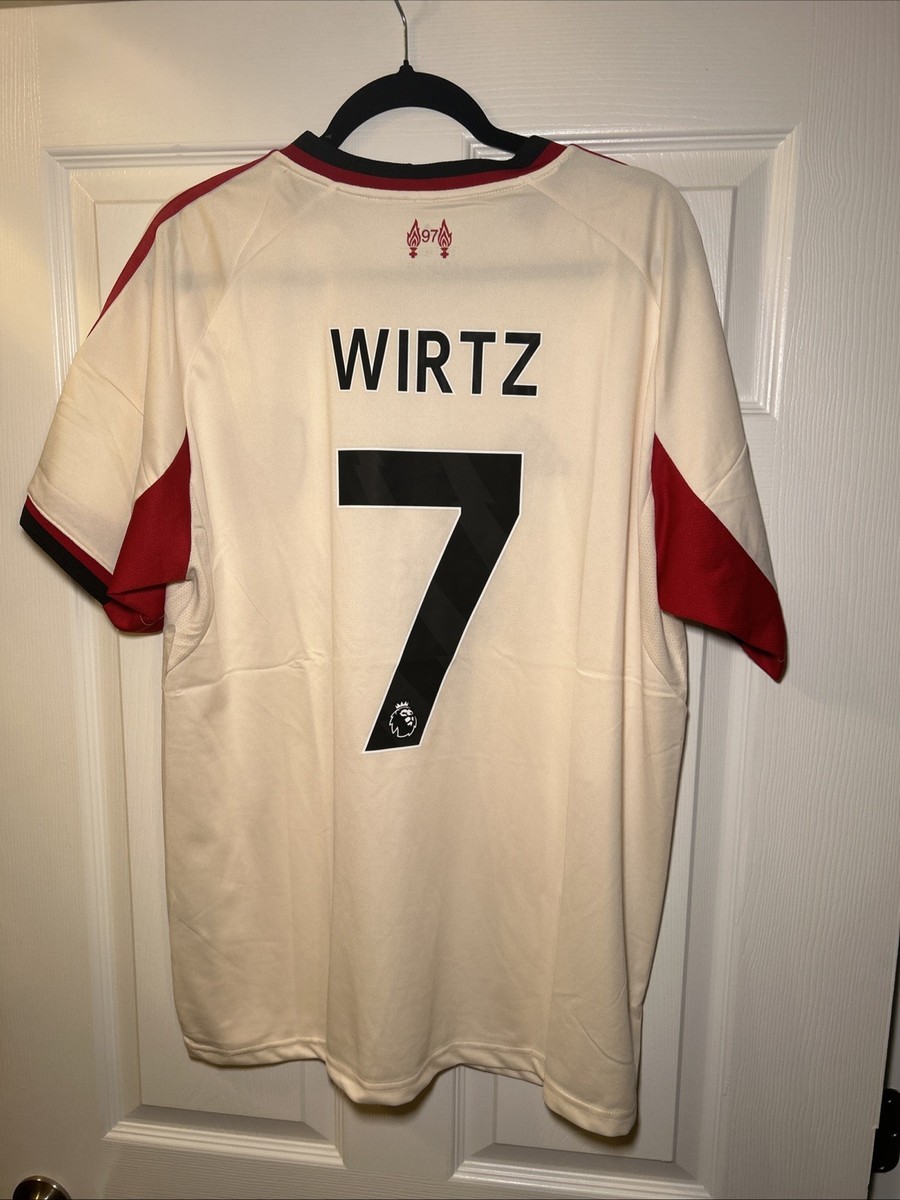LFC ホワイトジャージ WIRTZ 7 M 25-26シーズンリバプールFC ホワイトジャージ WIRTZ 7 Mサイズ