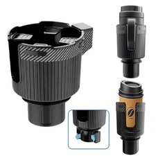 Universal Car Cup Holder Expander Adapter Cup Drink Organizer Adjustable Base US