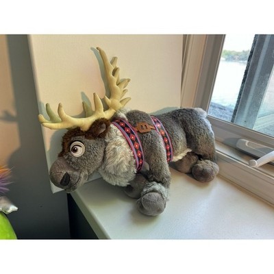 Frozen Reindeer Sven Plush Disney Store Large Doll 16'' Stuffed Animal Poseable