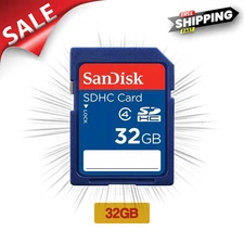 SanDisk SD Card 32GB SDHC SDSDB Class 4 Memory for Digital Camera - GENUINE