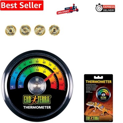 Zifferblatt Thermometer, schwarz & grau
